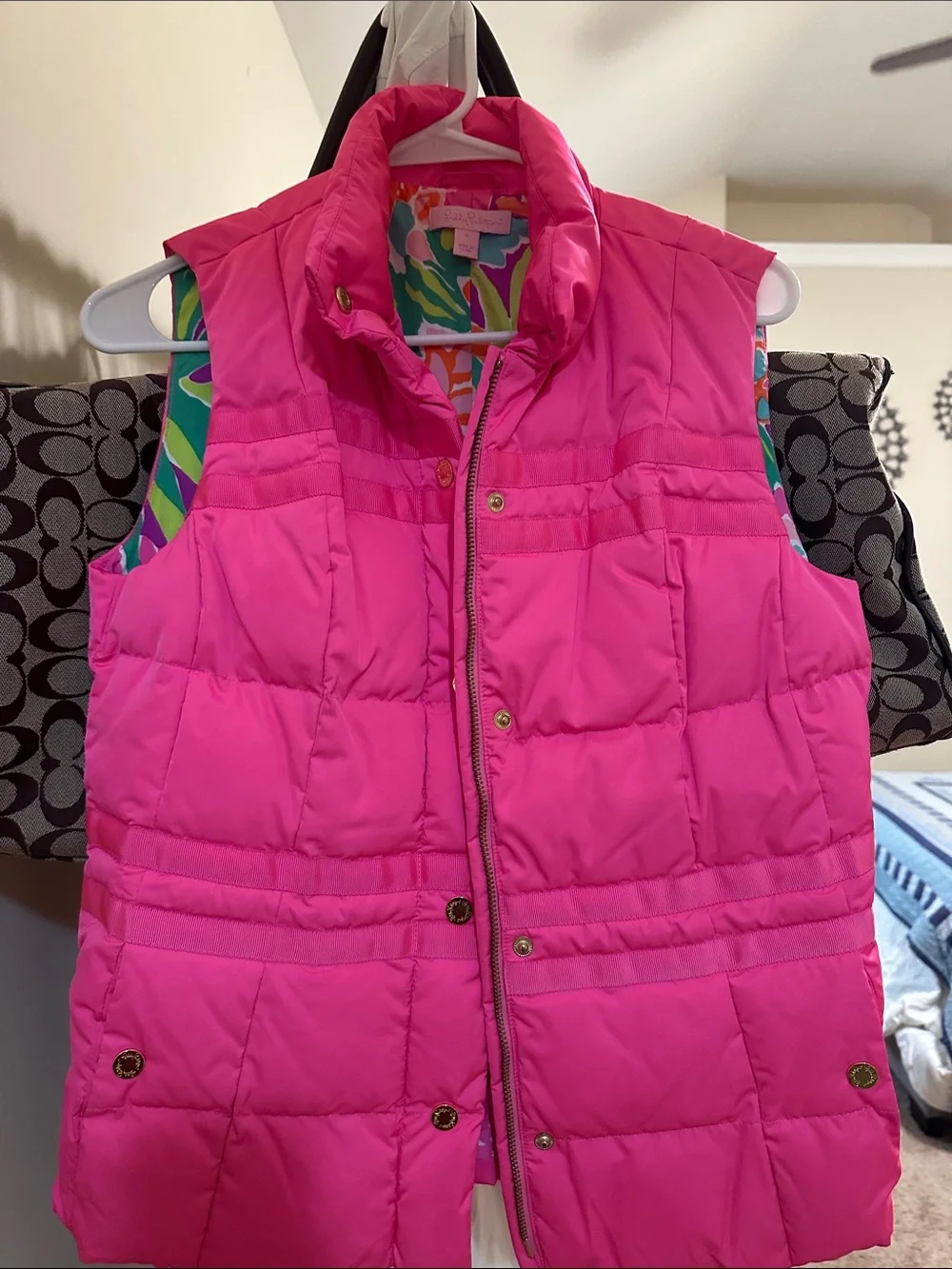 Lilly Pulitzer Hot Pink vest